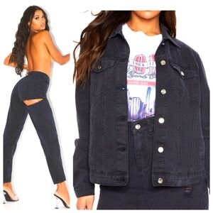 PRETTYLITTLETHING Oversized Denim Jacket